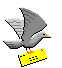 Plus vif que l'éclair...L'oiseau supersonique! Et oui, en un rien de temps, il propulse vos messages dans ma boite aux lettres... Laissez-y votre adresse, et il vous répondra aussi vite que Buzz l'éclair ! (faut que j'arrète de dire des conneries,moi...)